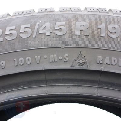2. 255 45 19 2x CONTINENTAL 255/45 R19 100V ContiWinterContact TS830P NO Winterreifen 2019 7mm