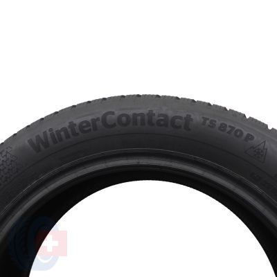 4. 215 55 17 1x CONTINENTAL 94H WinterContact TS870P Winterreifen 7,5mm 2021