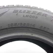 6. 185 65 14 4x BRIDGESTONE 185/65 R14 86T XL Blizzak Lm005 Winterreifen 2022 7-7,6mm