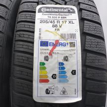 2.  205 45 17 CONTINENTAL 205/45 R17 88V XL ContiWinterContact TS 830 P RFT Winterreifen  2022/23 Ungebraucht   