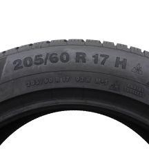 4. 2 x CONTINENTAL 205/60 R17 93H WinterContact TS850P Winterreifen 2016 WIE NEU VOLL