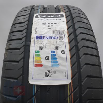 255 45 19 1x CONTINENTAL 255/45 R19 ContiSportContact5 SUV Sommerreifen 2024 VOLL WIE NEU 255 45 19 1x CONTINENTAL 255/45 R19 ContiSportContact5 SUV Sommerreifen 2024 VOLL WIE NEU