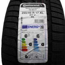 2. 235 45 17 4x CONTINENTAL 235/45 R17 97V XL WinterContact TS850P Winterreifen 2022 VOLL Wie Neu