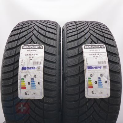 3. 225 40 19 4x SEMPERIT 225/40 R19 93W XL Speed-Grip 5 Winterreifen 2025 VOLL WIE NEU 