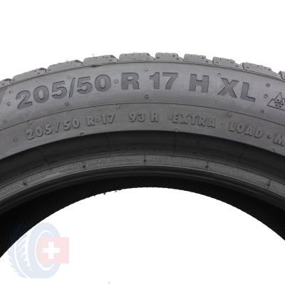 5. 205 50 17 2x CONTINENTAL 205/50 R17 93H XL WinterContact TS850P Winterreifen 2017 WIE NEU VOLL