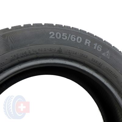 5. 4 x CONTINENTAL 205/60 R16 96H ContiWinterContact TS830P SEAL Winterreifen 2016 5,5-6mm