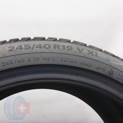 7. 245 40 19 4x CONTINENTAL 245/40 R19  98V XL WinterContact TS860S Winterreifen  2023 6,5mm