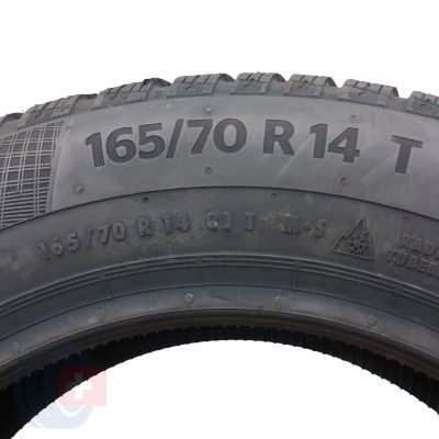 5. 165 70 14 2x CONTINENTAL 165/70 R14 81T WinterContact TS860 Winterreifen 2020 VOLL Wie Neu