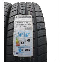 3. 225 75 16C 2x CONTINENTAL 225/75 R16C  116/114R VancoWinter 2 Winterreifen 2020 VOLL WIE NEU 