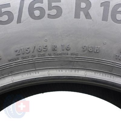 4. 215 65 16 1x CONTINENTAL 215/60 R16 98H PremiumContact 6 Sommerreifen 2019 VOLL WIE NEU