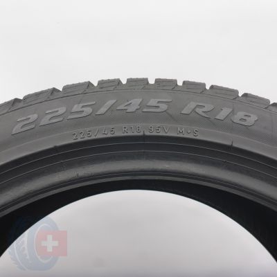 5. 225 45 18 2x PIRELLI 225/45 R18 95V XL Sottozero 3 Winter Winterreifen 2018 6,2mm