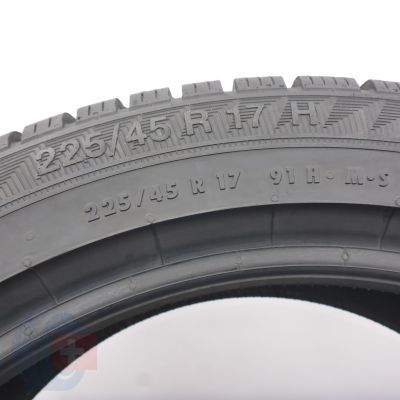 3. 225 45 17 1x GISLAVED 225/45 R17 91H EuroFrost6 Winterreifen 2021 WIE NEU 7,5mm