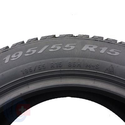 7. 195 55 15 2x PIRELLI 195/55 R15 85H Cinturato Winter Winterreifen 2016 VOLL Ungebraucht   