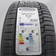 225 45 17 1x CONTINENTAL 225/45 R17 91W PremiumContact 6 Sommerreifen 2021 Ungebraucht  