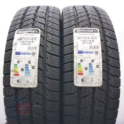 3. 225 75 16C 4x CONTINENTAL 225/75 R16C 116/114R VanContact Winter 2022 Ungebraucht   