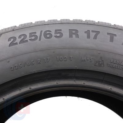 5. 225 65 17 4x CONTINENTAL 225/65 R17 102T WinterContact TS850P SUV Winterreifen 2017 WIE NEU VOLL