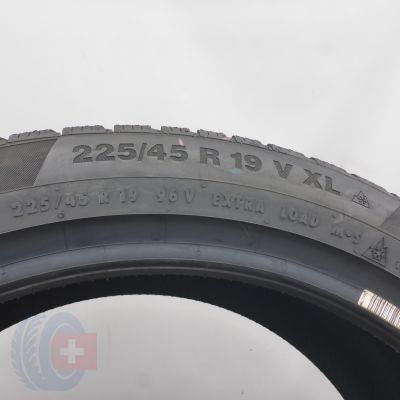 4. 225 45 19 1x CONTINENTAL 225/45 R19 96V XL WinterContact TS 850 P Winterreifen 2019 Ungebraucht   