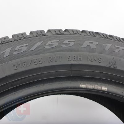 5. 215 55 17 2x PIRELLI 215/55 R17 98H XL Winter 2 Cinturato Winterreifen 2023 6,6-7mm