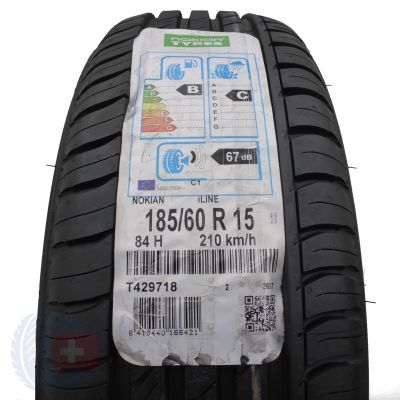 1 x NOKIAN 185/60 R15 84H iLine Sommerreifen 2019 WIE NEU VOLL