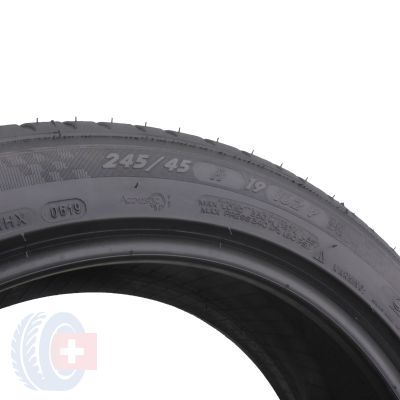 2. 1 x MICHELIN 245/45 R19 102Y XL Pilot Sport 3 T0 Acoustic Sommerreifen 2019 5,2mm 