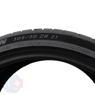 2. 305 30 21 1x MICHELIN 305/30 R21 104Y XL PilotSport 4S M01A Sommerreifen 2022 5,8mm