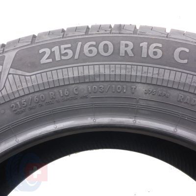 6. 4 x CONTINENTAL 215/60 R16C 103/101T VanContact Eco Sommerreifen 2021 WIE NEU VOLL