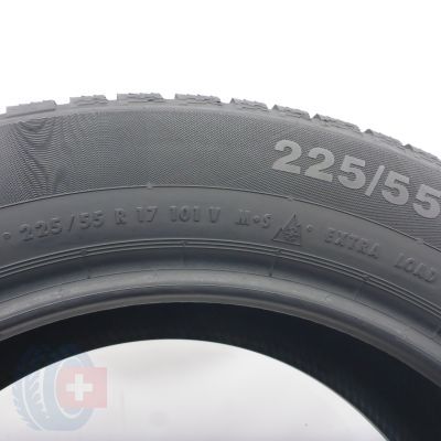 4. 225 55 17 2x CONTINENTAL 225/55 R17 101V XL ContiWinterContact TS850P Winterreifen 2018 7mm