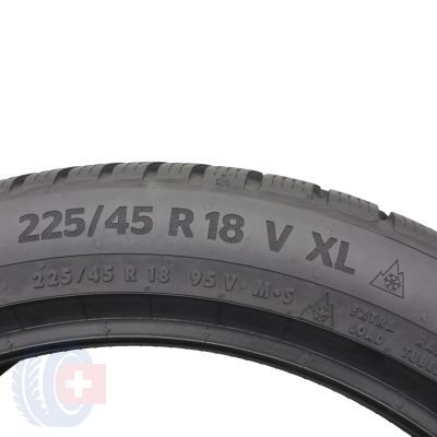 8. 225 45 18 4x CONTINENTAL 225/45 R18 95V XL WinterContact TS870P Winterreifen 2021/22 7,2mm