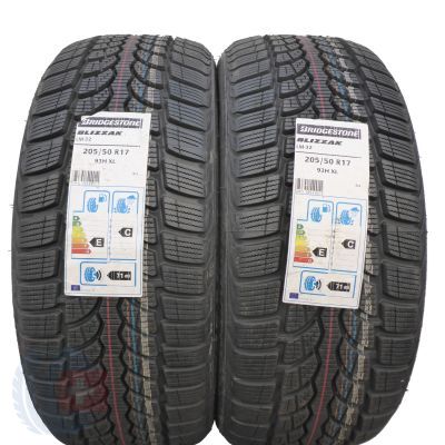 205 50 17 2x BRIDGESTONE 205/50 R17 93H XL Blizzak LM-32 AO Winterreifen 2019 VOLL Wie Neu