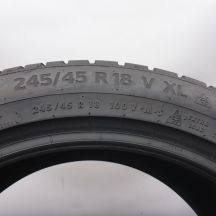 8. 245 45 18 4x CONTINENTAL 245/45 R18 100V XL WinterContact TS870 P Winterreifen  2023 7,5-8,5mm