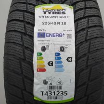 3. 225 40 18 2x NOKIAN 225/40 R18 92V XL WR Snowproof P Winterreifen 2026 Ungebraucht  