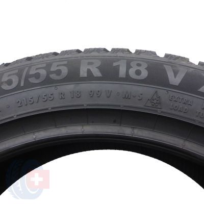 7. 4 x SEMPERIT 215/55 R18 99V XL Speed-Grip 5 Winterreifen 2023 WIE NEU VOLL