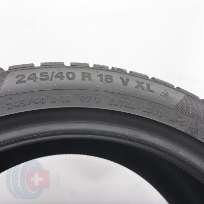 4. 245 40 18 1x CONTINENTAL 245/40 R18 97V XL WinterContact TS 850 P A0 Winterreifen  2023 6,8mm