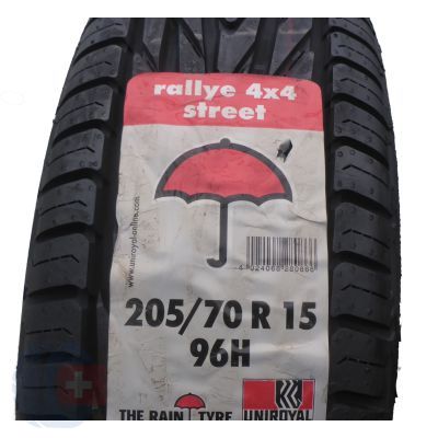 3. 4 x UNIROYAL 205/70 R15 96H Rallye 4x4 street Sommerreifen 2010 UNGEBRAUCHTE   