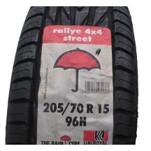 3. 4 x UNIROYAL 205/70 R15 96H Rallye 4x4 street Sommerreifen 2010 UNGEBRAUCHTE   