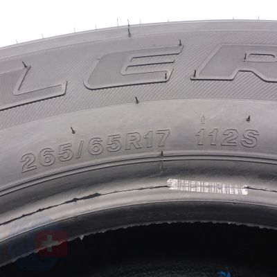 7. 265 65 17 4x BRIDGESTONE 265/65 R17 112S Dueler A/T 693III M+S Sommerreifen 2024 VOLL WIE NEU  