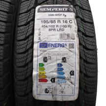3. 195 65 16C 2x SEMPERIT 10/102R Van-Grip 3 Winterreifen 2021 VOLL WIE NEU