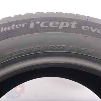 7.  235 60 17 4x HANKOOK  235/60 R17 106H XL Winter I Cept evo 3X Winterreifen 2024 VOLL WIE NEU 