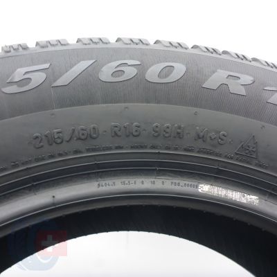 6. 215 60 16 2x PIRELLI 215/60 R16 99H XL Winter 2 Cintrurato Winterreifen 2024 6,5mm