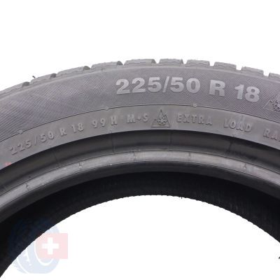 2. 225 50 18 1x CONTINENTAL 225/50 R18 99H XL AO ContiWinterContact TS830P Winterreifen 2022 7mm