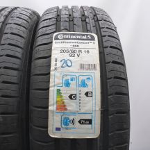 3.  205 60 16 2x CONTINENTAL 205/60 R16 92V ContiPremiumContact 5 RFT BMW Sommerreifen 2020 Ungebraucht   