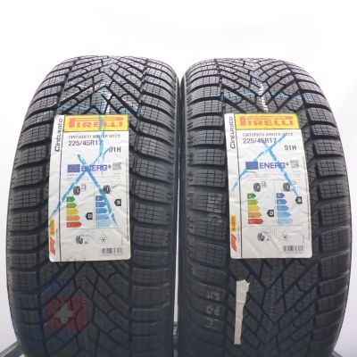 225 45 17 2x PIRELLI 225/45 R17 91H Cinturato Winter 2 Winterreifen 2022 Ungebraucht  