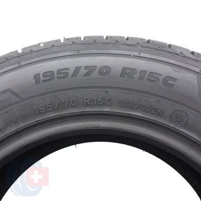 5. 195 70 15C 2x PIRELLI 195/70 R15C 104/102R Carrier Sommerreifen 2020 WIE NEU VOLL