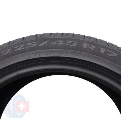 5. 225 45 17 4x PIRELLI 225/45 R17 91V Cinturato P7 Sommerreifen 6-7mm 2018