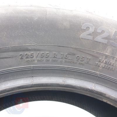 3. 225 55 16 1x CONTINENTAL 225/55 R16 95Y ContiEcoContact5 Sommerreifen 2022 VOLL
