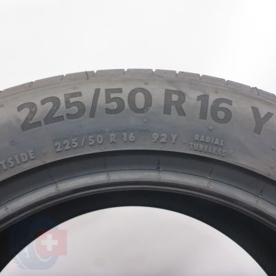 6. 225 50 16 4x CONTINENTAL 225/50 R16 92Y PremiumContact 6 Sommerreifen 2022/24 