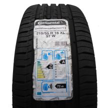 215 55 16 1x CONTINENTAL 215/55 R16 97W XL ContiPremiumContact 5 Sommerreifen 2018 Ungebraucht