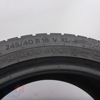 3.  245 40 18 1x CONTINENTAL 245/40 R18  97V XL WinterContact TS 870 P Winterreifen 2022 7mm 