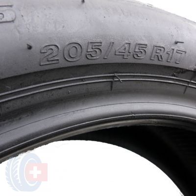 7. 4 x BRIDGESTONE 205/45 R17 84V Turanza 005 Sommerreifen DOT18  6.2mm