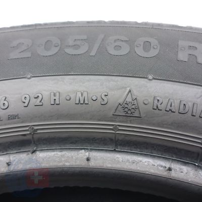 2. 205 60 16 2x CONTINENTAL 205/60 R16 92H ContiWinterContact TS830P BMW Winterreifen 2021 7mm